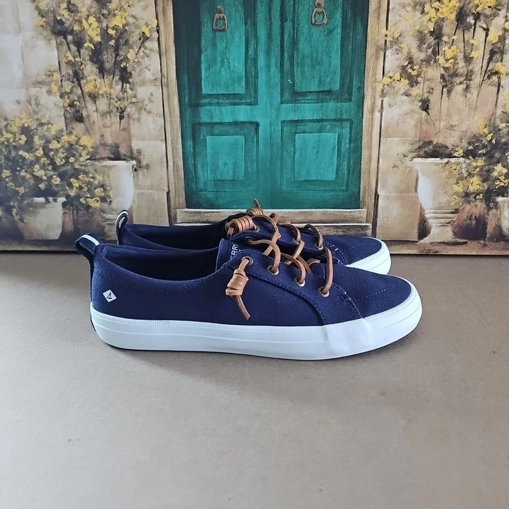 Sperry Women's‎ Crest Vibe | Linen Navy | Size 8.5 STS98642